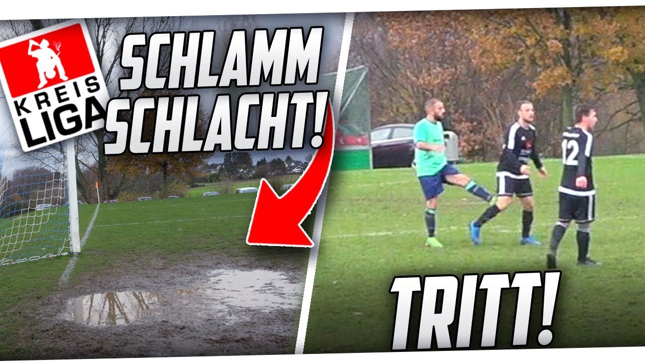 UNSCHÖNES NACHTRETEN! Rote Karte? Unbespielbarer Platz SCHLAMMSCHLACHT in der Kreisliga! PMTV