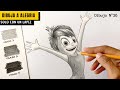 Cómo Dibujar a ALEGRÍA de Intensamente con solo un lápiz - Dibujemos Juntos 