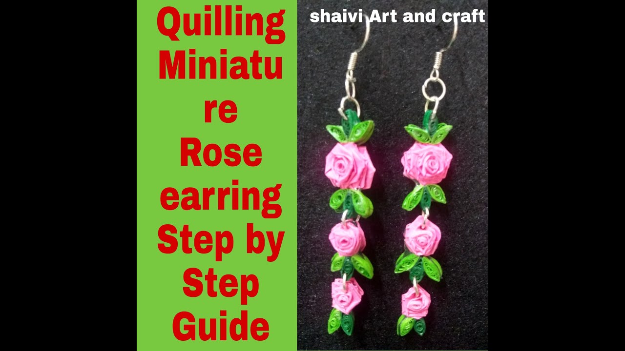 Handmade Jewelry - Paper Quilling Rose Clips (2) | These ear… | Flickr