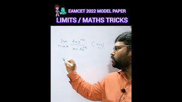 Short cut maths/eamcet/eapcet/limits