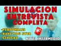 Entrevista De CIUDADANIA AMERICANA Simulación nivel INTERMEDIO 🚨🚨 🇺🇸 🇺🇸  N400 |Civic Questions 🇺🇸