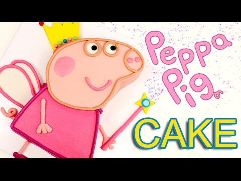 Easy Peppa Pig Birthday Cake Youtube