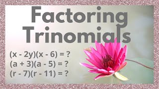 Factoring Trinomials | more practice examples
