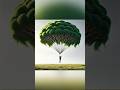 His parachute was a crown of green 🌳; his flight was a promise to wonder! ✨ #parachute