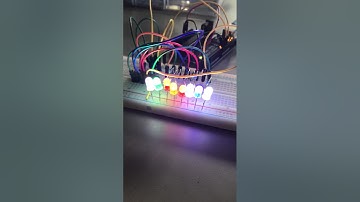 8 LED test with Shift Register