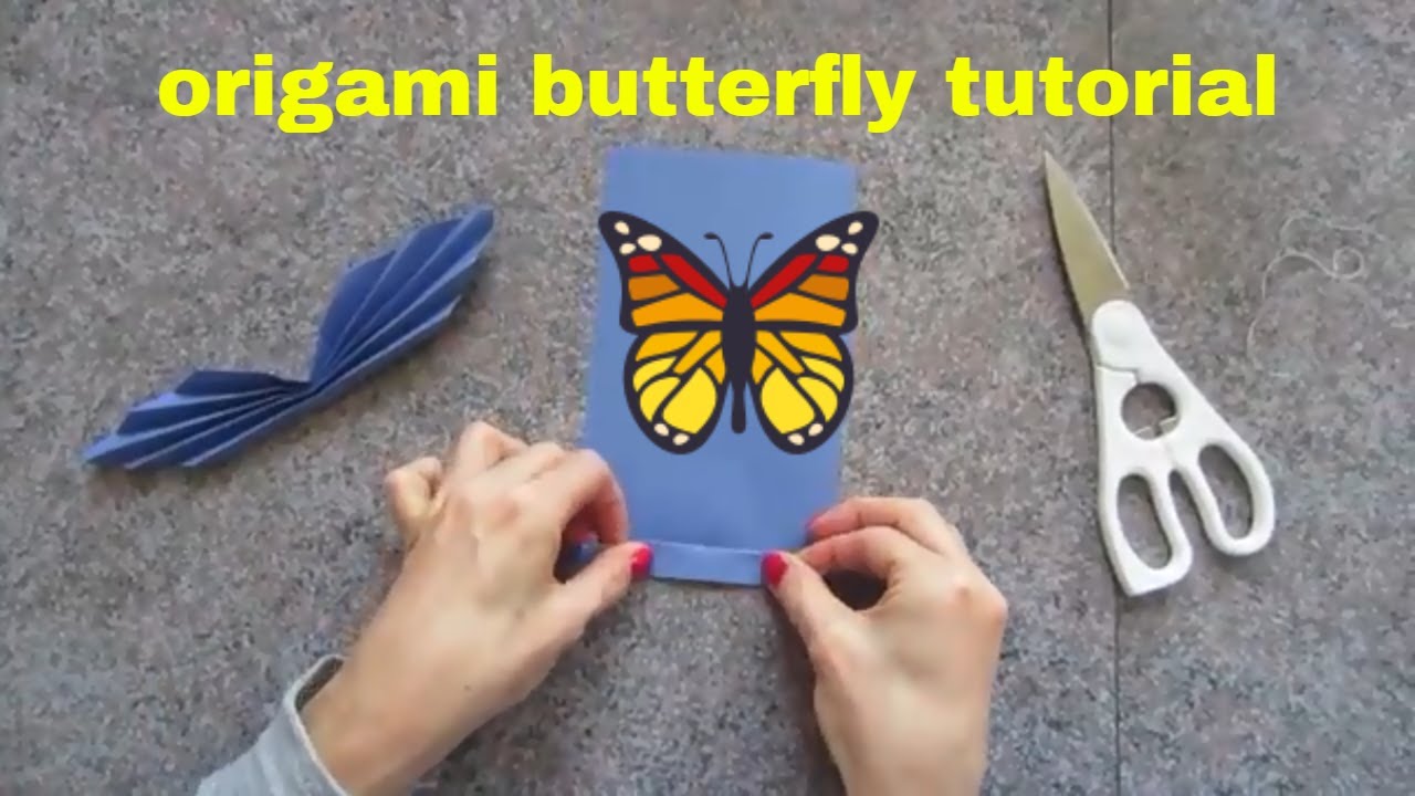 5-minute crafts creative parents for kids - easy origami butterfly