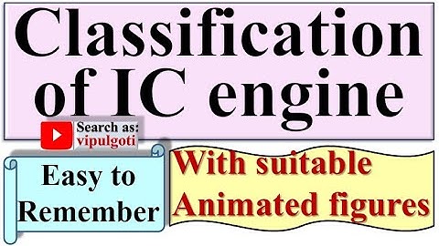 Classification of IC engine, Types of IC engine, Internal Combustion Engine #GTU #IC #Engine