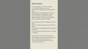 BANG BANG Rap ARIANA GRANDE JESSIE J NICKI MINAJ 