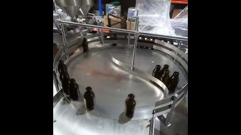 Mâm xoay cấp chai, máy cấp chai tự động LH 0916311442