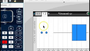 TI Nspire: Boxplot and Histogram