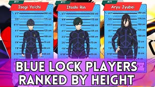 Blue Lock Players Heights in Real Life (Tall or Short?)