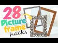 28 amazing hacks using old picture frames  upcycled picture frame ideas