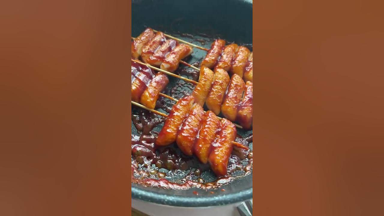 Tteok kochi | Korean Rice Cake Skewer Recipe