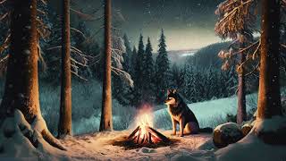 Winter Wilderness: Relaxing Music by the Campfire