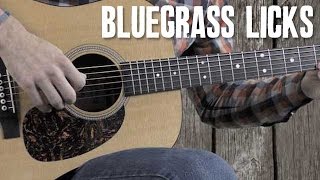 Country & Bluegrass Flatpicking Licks in the Key of D - Guitar Lesson Tutorial chords