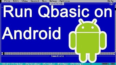How to run qbasic in Mobile phone/ android.