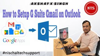 How to Setup G suite on outlook II How to configure the Outlook using G suite sync Tool