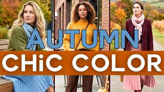 Full 5 Color Combination Ideas for Fall 2026 🍂 Modern Autumn Pairings That Look Chic Update