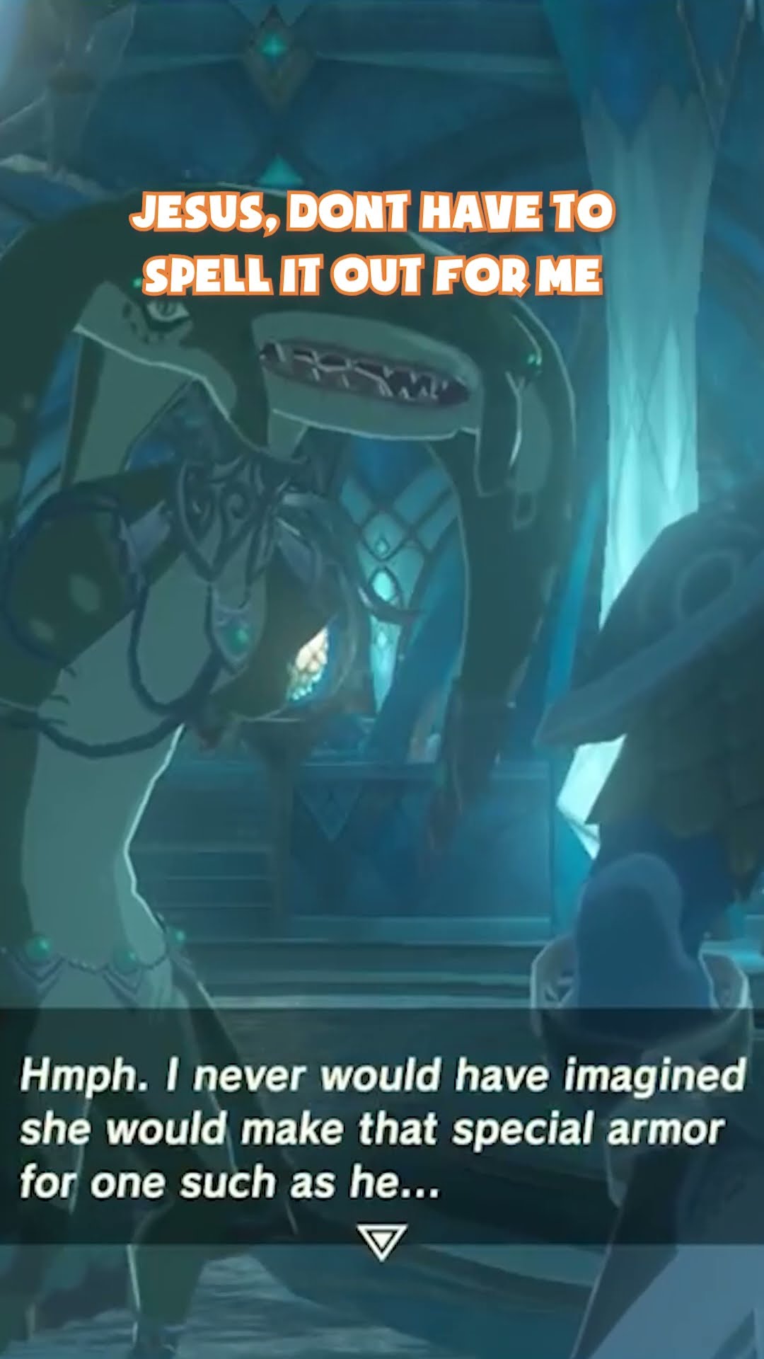 Muzu don't you know who this IS?! #breathofthewild #zelda #ggshorts
