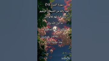 سورة النساء الآية ٦١