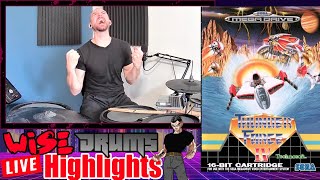 Drumming to Thunder Force IV - Metal Squad | WiseDrums LIVE Highlights