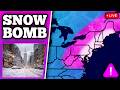 🔴 BREAKING MAJOR WINTER STORM COVERAGE - Insane Blizzard Conditions - With LIVE Storm Chasers...