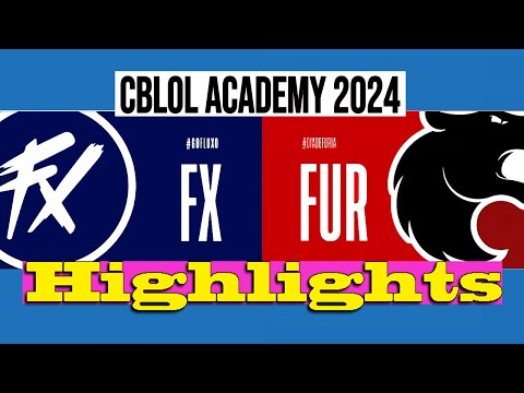 FLUXO VS FURIA | CBLOL ACADEMY 2024 | Highlights