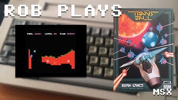 "Transball" (2016 Release) on MSX - Rob Plays