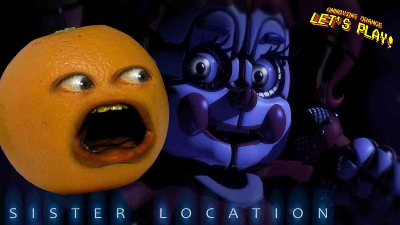 Watch Clip: Annoying Orange Let's Play - Five Nights at Candy's 3 Demo  (Scary FNAF Gaming) [OV]