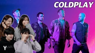 Korean Guy&Girl React To ‘Coldplay’ MV for the first time | Y