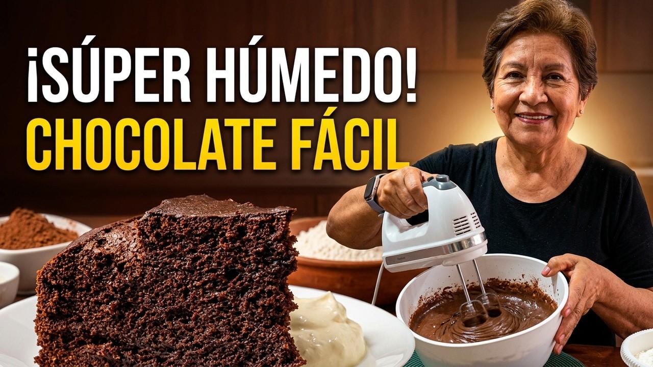 ¡BIZCOCHUELO de Chocolate HÚMEDO! Un Sueño de Sabor en Cada Bocado.