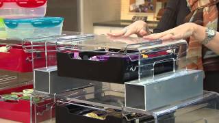 Kamenstein Xtra Drawer Set of 2 Shelf Storage Organizer with Rick Domeier