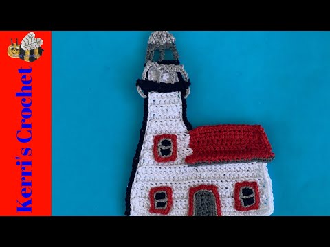 Crochet Lighthouse Tutorial – Crochet Applique Tutorial