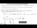 2019 AP Calculus AB  amp  BC Free Response Question  1