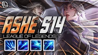 ASHE MONTAGE - BEST ASHE S14 | Ez LoL Plays #962