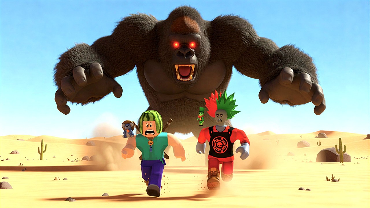 GORİL OLDUM! HERKES KAÇTI 😱 | Roblox Gorilla Türkçe