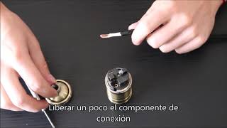 COMO CONECTAR PORTALAMPARAS (SOQUET/SOCKET) PREMIUM [VINTAGE] - MODO FACIL