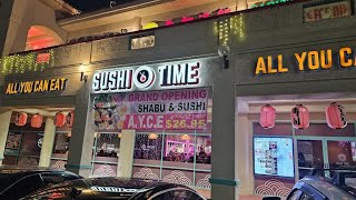 Sushi & Shabu Time in Paradise, Nevada (located in Las Vegas's Chinatown)