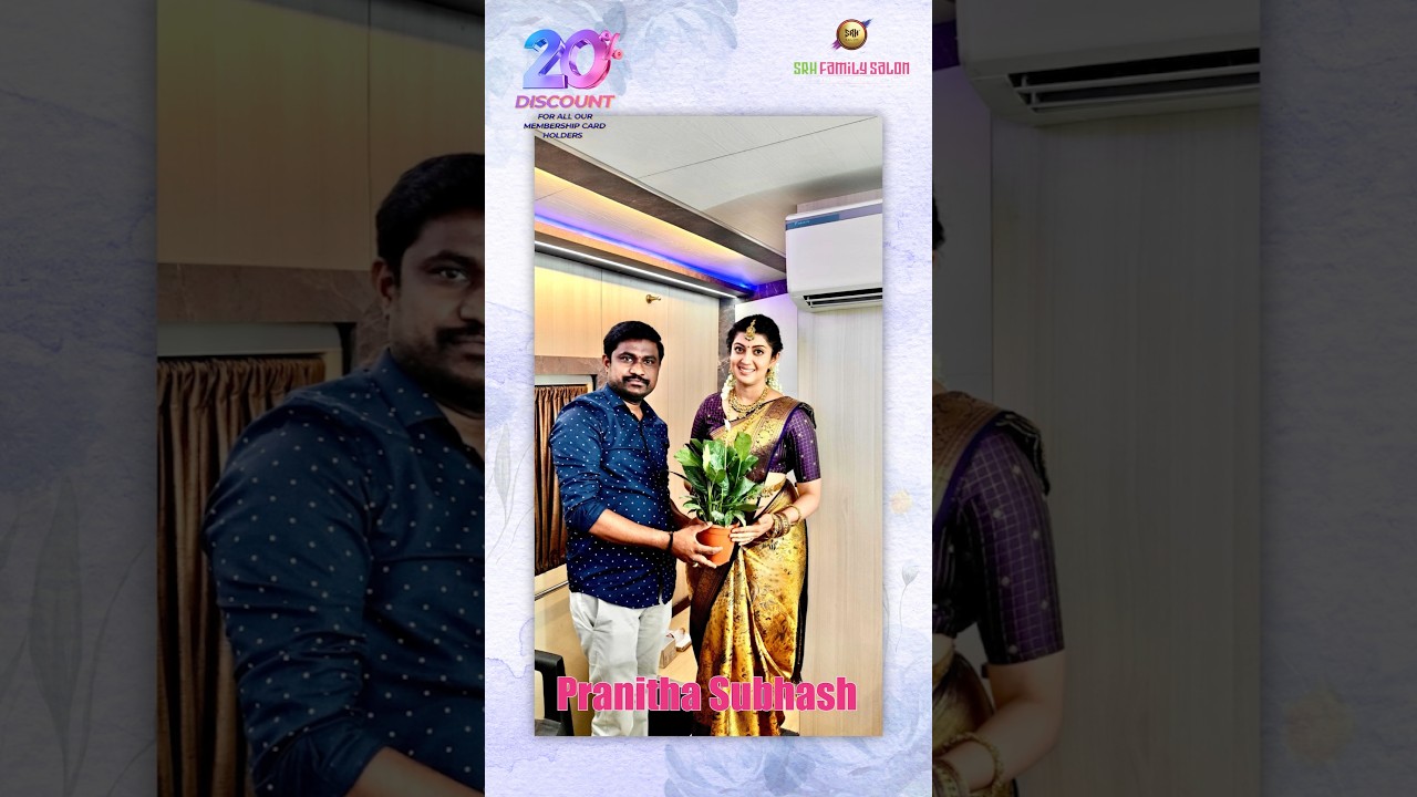 We were absolutely thrilled to welcome the stunning Pranitha Subhash