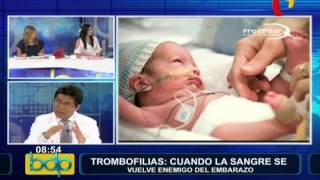 Cuidados el trombofilia en embarazo