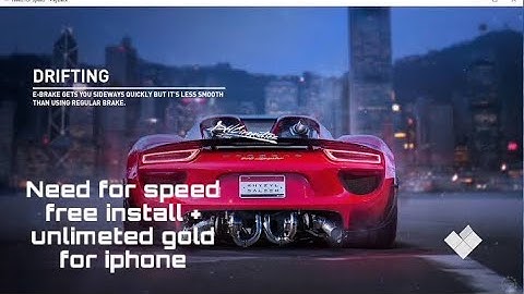 Need for speed moded for iphones free install unlimited gold everything free for iphones !!
