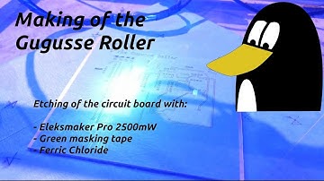 Etching circuit board with laser and masking tape