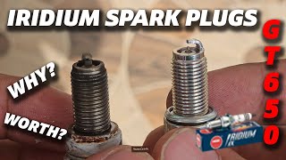 Iridium Sparkplugs in my GT650. What are SparkPlugs? Worth the upgrade? WATCH IT BEFORE YOU BUY!!!