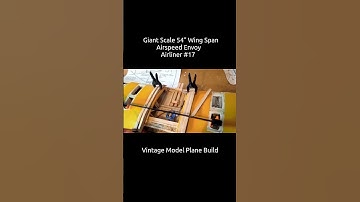 Giant Scale 54" Wing Span Airspeed Envoy Vintage Model Plane Build #17