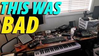 My Studio Was a DISASTER (Cleaning/Rearranging Vlog)