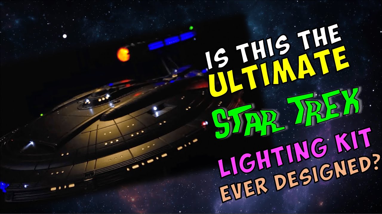 Can This Star Trek Lighting Kit Make Your Model Awesome? - YouTube