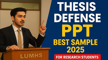 How to Make Research PPT | Thesis Defense PPT |  Dissertation PPT | Power Point Slides|