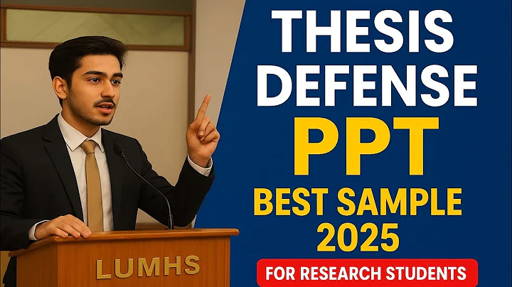 How to Make Research PPT | Thesis Defense PPT |  Dissertation PPT | Power Point Slides|