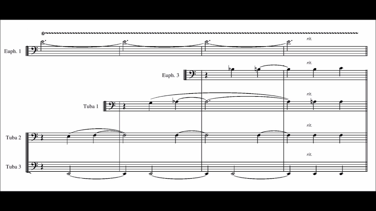 PREGHIERA for Tuba-Euphonium Ensemble
