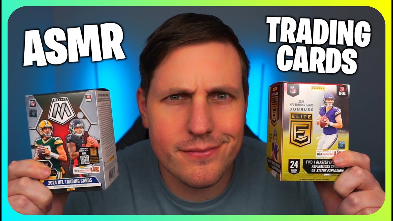 ASMR 2024 NFL Panini Donruss Elite Vs Mosaic Card Unboxing! (Whispered)